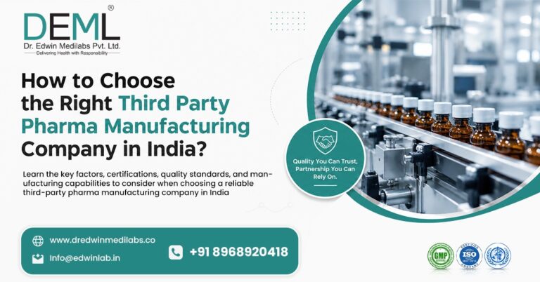 How to Choose the Right Third Party Pharma Manufacturing Company in India?